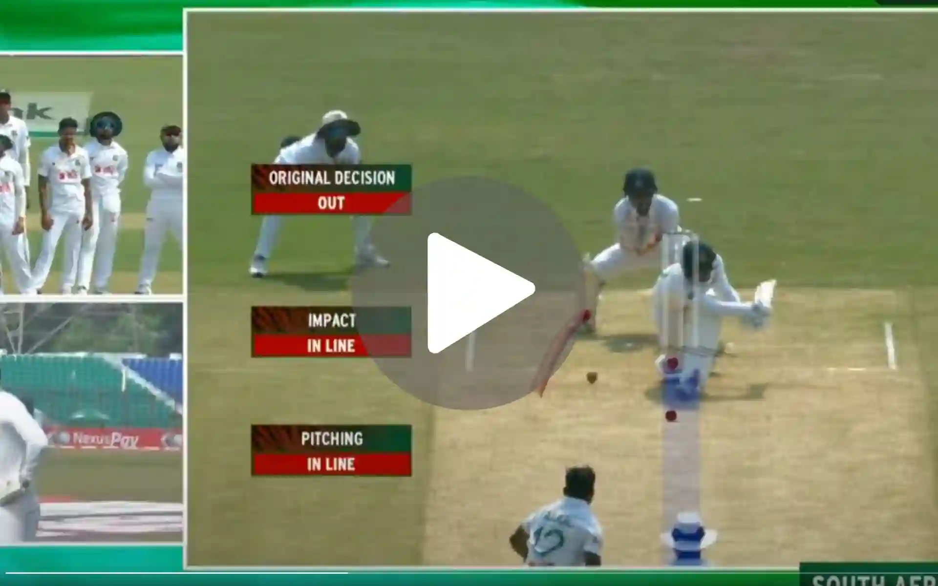 [Watch] Taijul Islam Bamboozles Kyle Verreynne To Rock South Africa With A Clinical Fifer